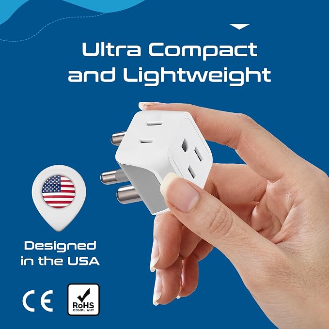 Ceptics African Travel Adapter Set 2 in 1 USA to Africa, S. Africa, Uganda - Image 7