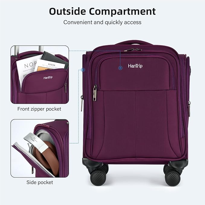 16 Inch Underseat Carry On Luggage - Image 9