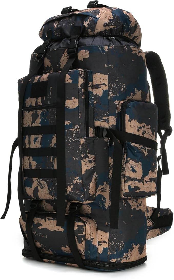 Hiking Backpack for Men 70L/100L Camping Backpack Military Rucksack Molle 3 by W+WINTMING