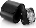 Leather Travel Watch Case, Single Watch Gift Box by Covzoe