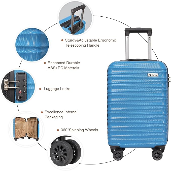 Carry on luggage 20 In suitcase - Image 2