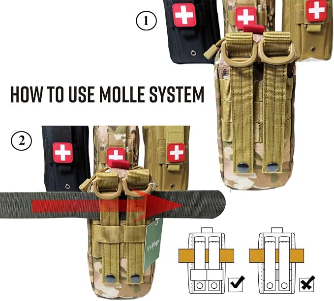 Tourniquet Pouch, Small Trauma Medical Kit Tactical First Aid - Image 5