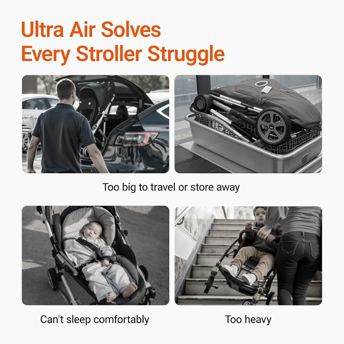 Lightweight Baby Travel Stroller - Image 9