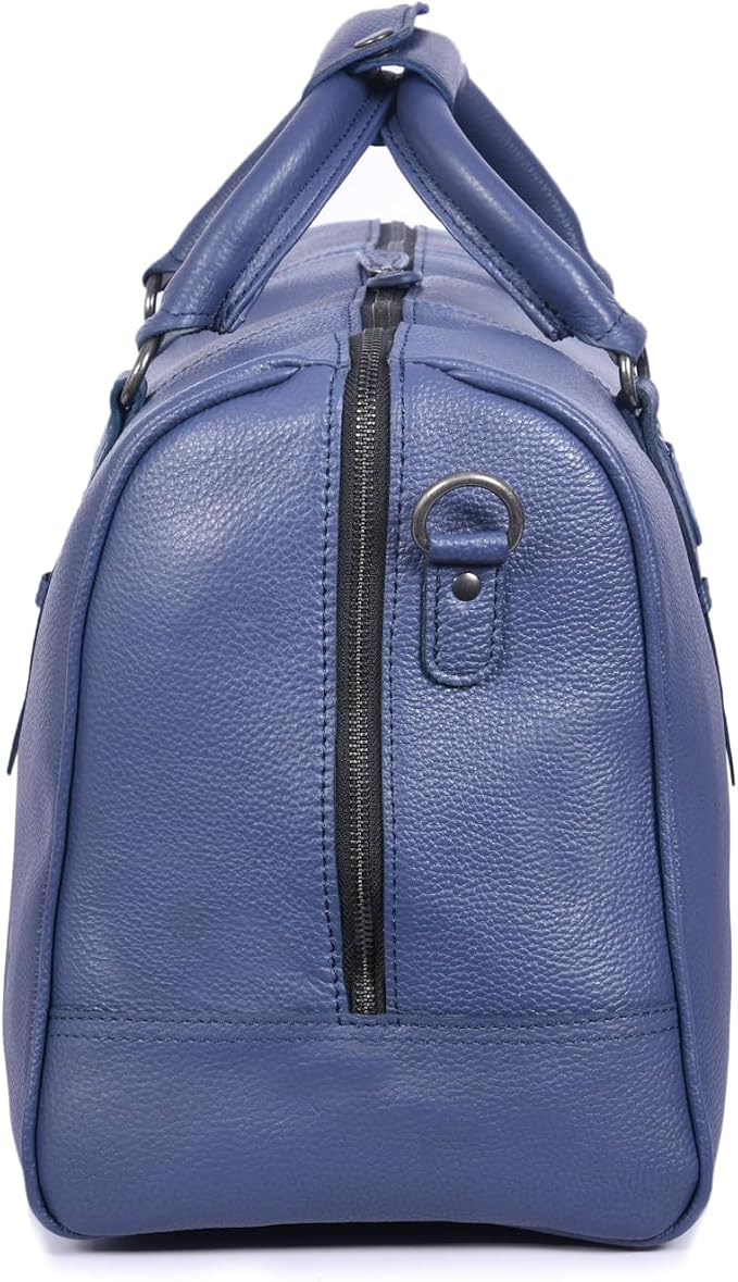 Leather Duffel Bag for Men & Women Travel, Gym Bag - Image 4