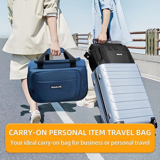 Underseat Carry On Luggage Lightweight Travel Tote Weekender Bag Overnight - Image 7