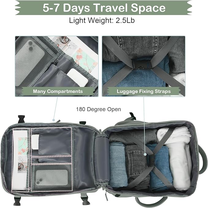 Hanples Extra Large Travel Backpack - Image 5