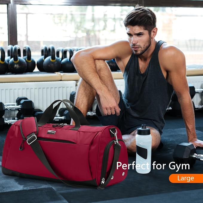 TOPDesign Gym Bag for Women & Men, Unisex Duffel Bag - Image 2