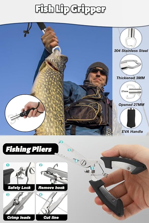 Fishing Pole Combo Set, 6.89ft Fishing Rod and Reel Combo, Carbon Fiber - Image 5