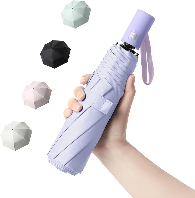 BAODINI Small UV Protection Travel Umbrella Compact by BAODINI