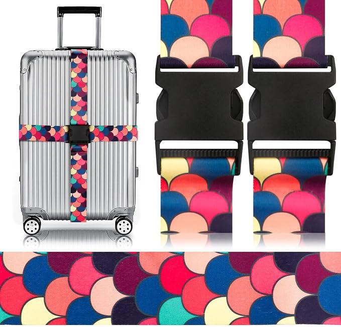 Adjustable Travel Luggage Strap Suitcase Belt Travel Bag Accessories 1.96 in W by Gutsdoor