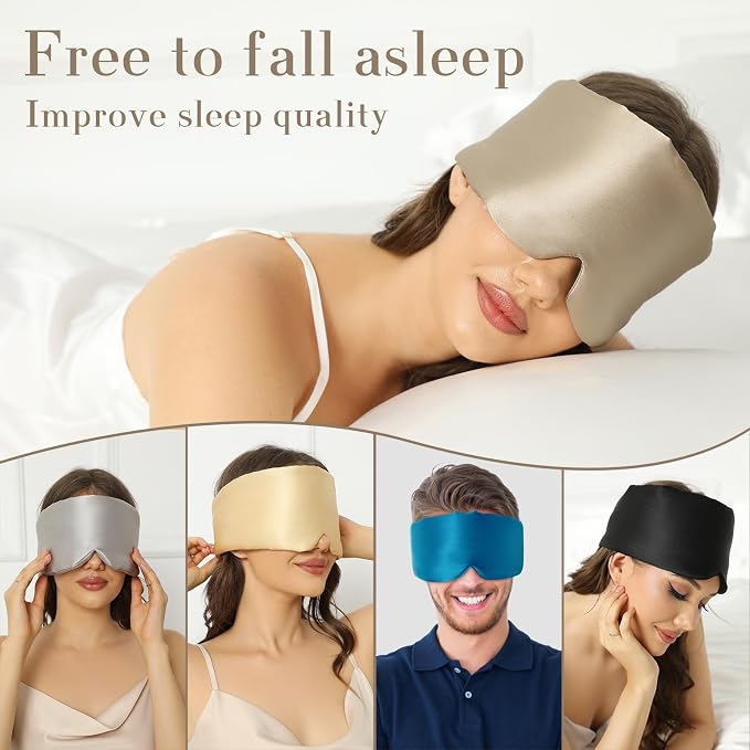 100% Mulberry Silk Sleep Mask Eye Mask - Image 6