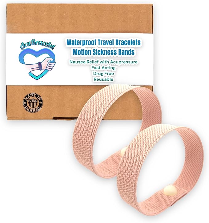 AcuBalance Motion Sickness Bracelets – Comfortable Waterproof Acupressure Band - Image 2