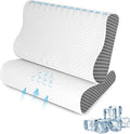 Cooling Pillows Queen Size Set of 2, Memory Foam Bed Pillows by SUFOR