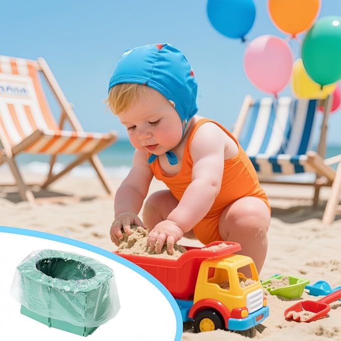 Travel Potty, Portable Potty Seat Foldable Travel Training Toilet Seat - Image 2