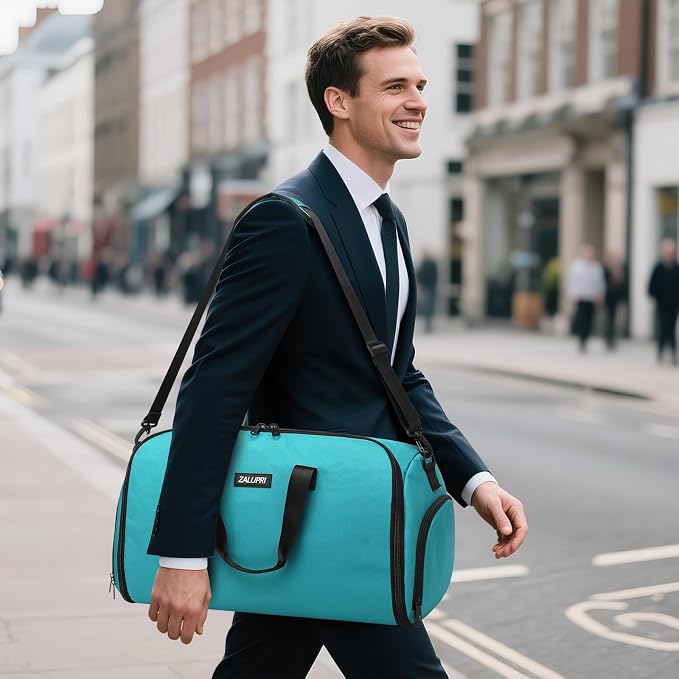 Garment Duffle Bags for Travel, Carry On Garment Duffel Weekender Bag 45L | - Image 6