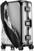 Transparent PVC Suitcase Cover, No Disassembly Required Clear Luggage Protector by Linpr