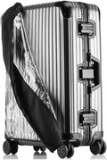 Transparent PVC Suitcase Cover, No Disassembly Required Clear Luggage Protector by Linpr