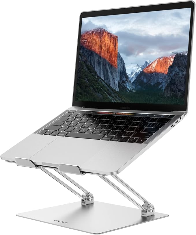 BESIGN LS10 Aluminum Laptop Stand, Ergonomic Adjustable Notebook Stand - Image 2
