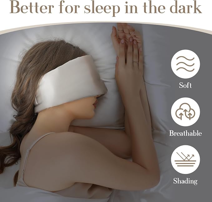 100% Mulberry Silk Sleep Mask Eye Mask - Image 2