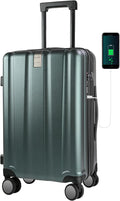 KROSER Hardside Expandable Carry On Luggage by KROSER