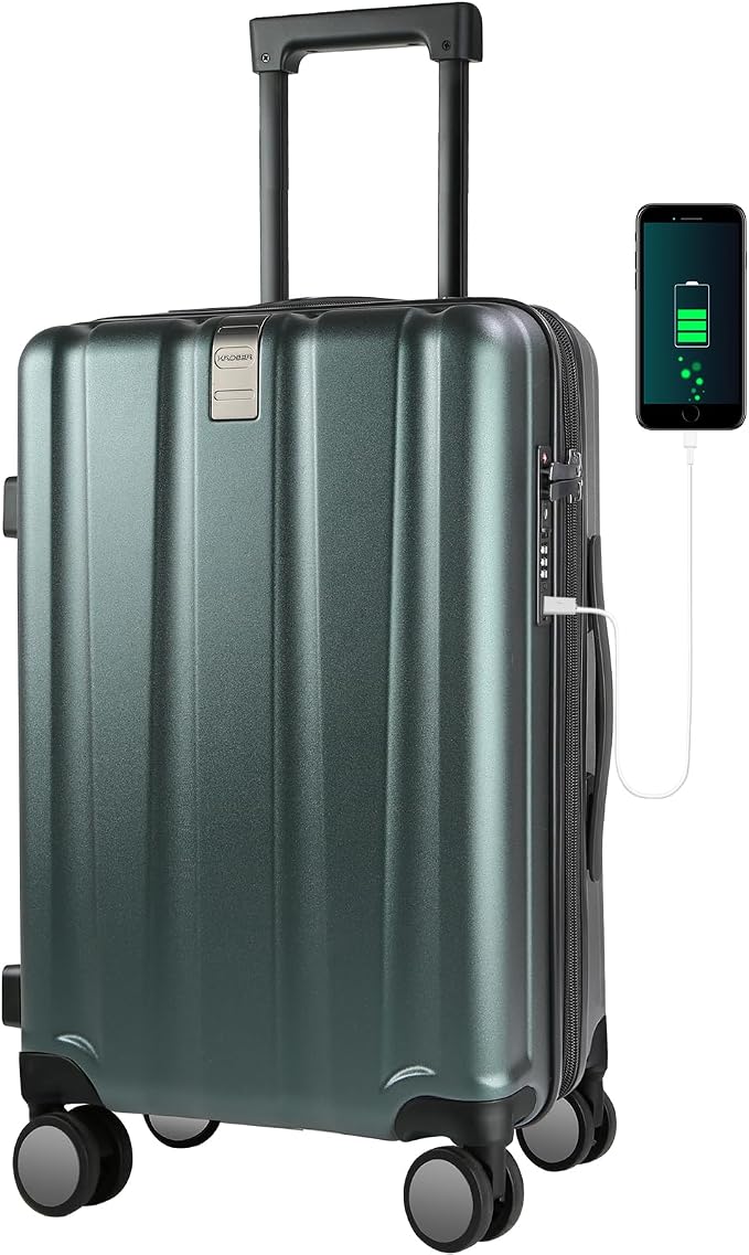 KROSER Hardside Expandable Carry On Luggage by KROSER