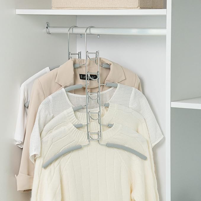 Nature Smile No Shoulder Bump Multiple Sweater Coat Clothes Hangers by NatureSmile