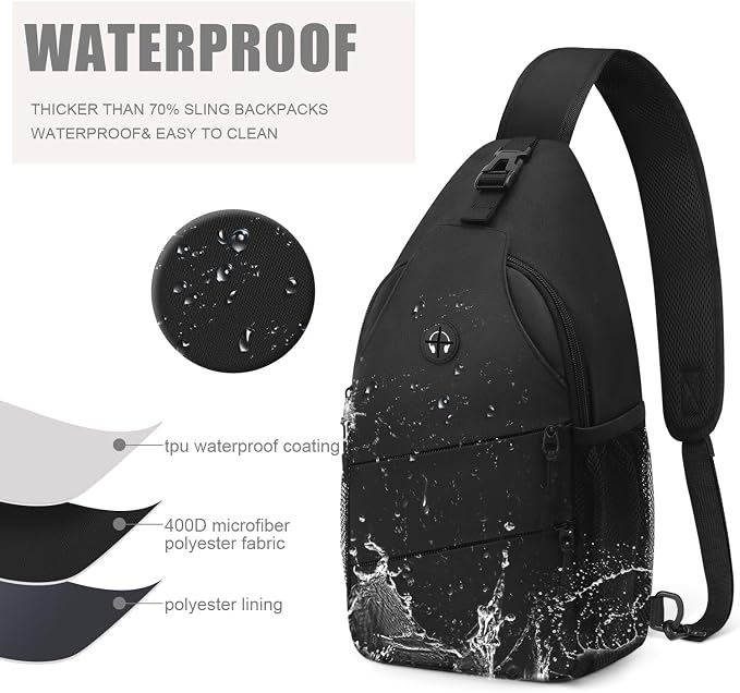 Crossbody Bags for Women Men Trendy Sling Bag Bakpack Casual Chest Bag - Image 4