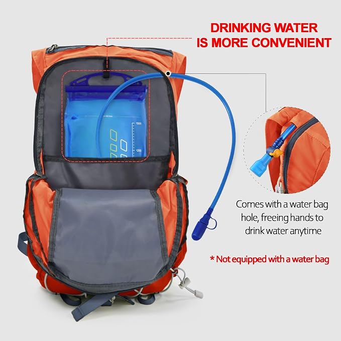 Seektop 20L Ultra Lightweight Waterproof Hiking Backpack Small Outdoor Foldable - Image 6