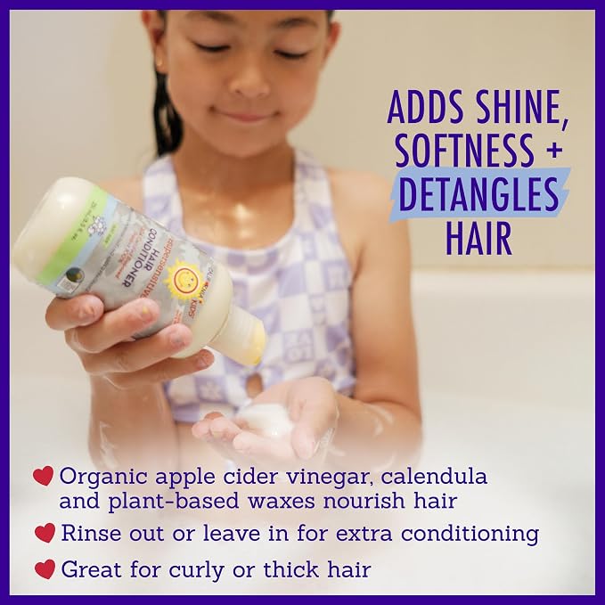 California Kids Conditioner | Super Sensitive | Unscented | 100% Plant-Based | - Image 3