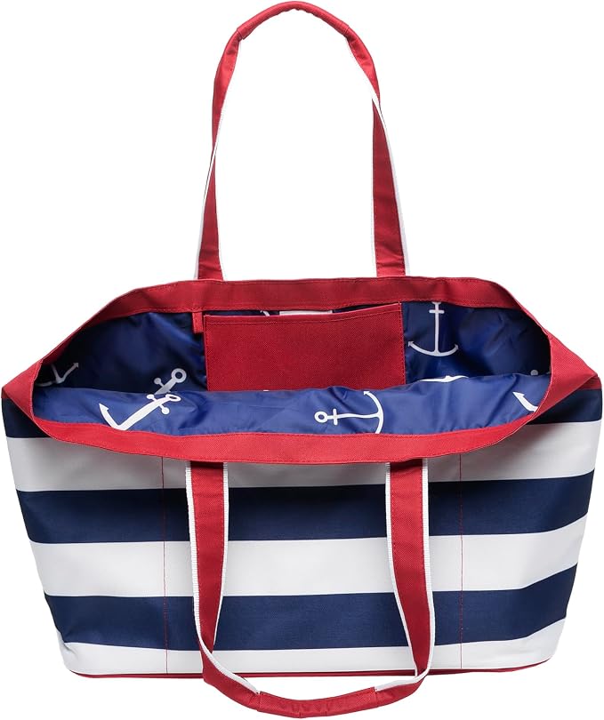 geckobrands Oversized Beach Tote – Large and Stylish Beach Bag - Image 3