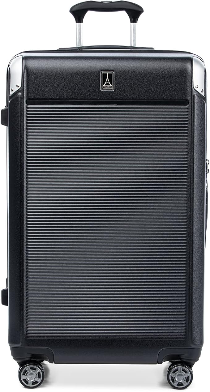 Travelpro Platinum Elite Hardside Expandable Checked Luggage, 8 Wheel Spinner by Travelpro