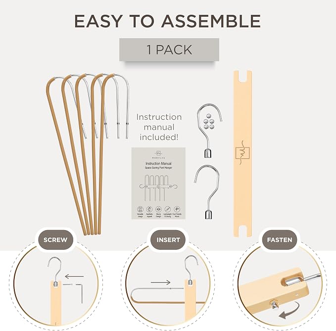 MORALVE Pants Hangers Space Saving - Image 7