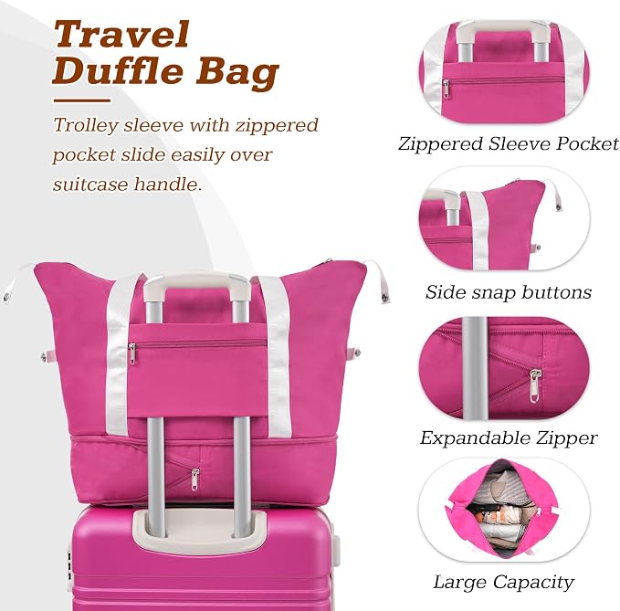 Merax Suitcase Set 28 inches Expandable Luggage - Image 4