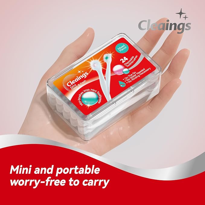 cleaings® Mini Disposable Toothbrush Set - Image 8