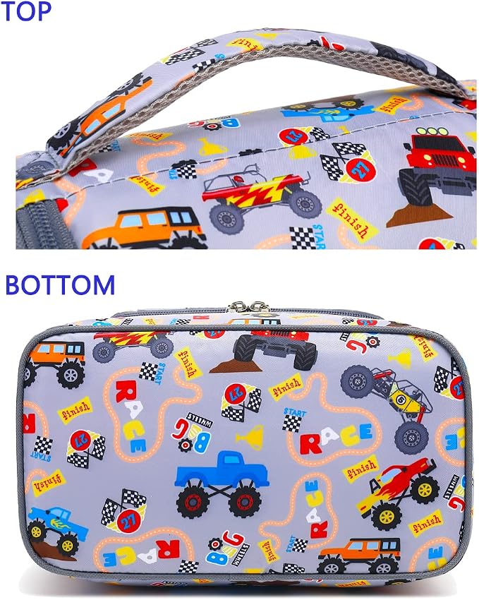 FlowFly Double Decker Cooler Insulated Lunch Bag Large Tote - Image 6