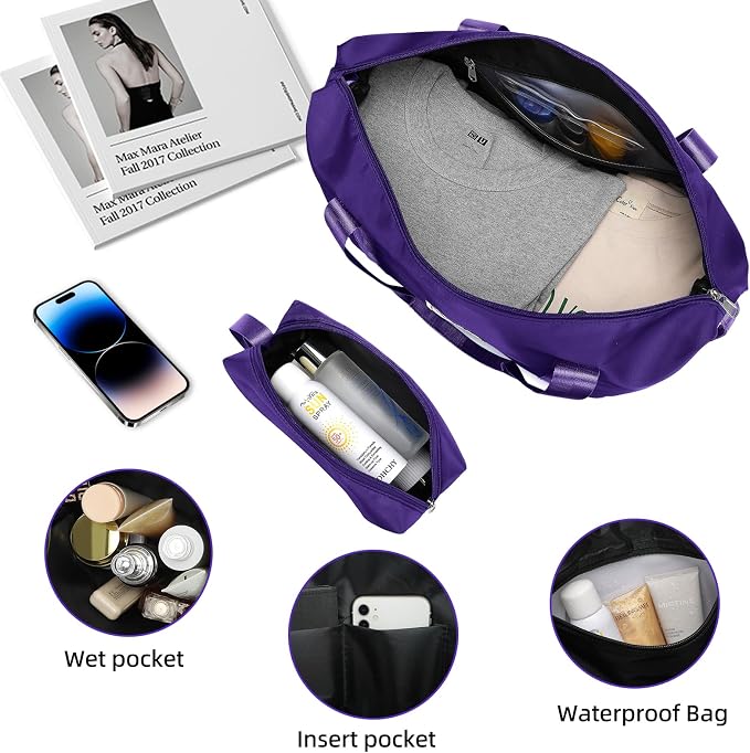 LARVENDER Luggage Sets 5 Piece Hardside Expandable Suitcase - Image 6