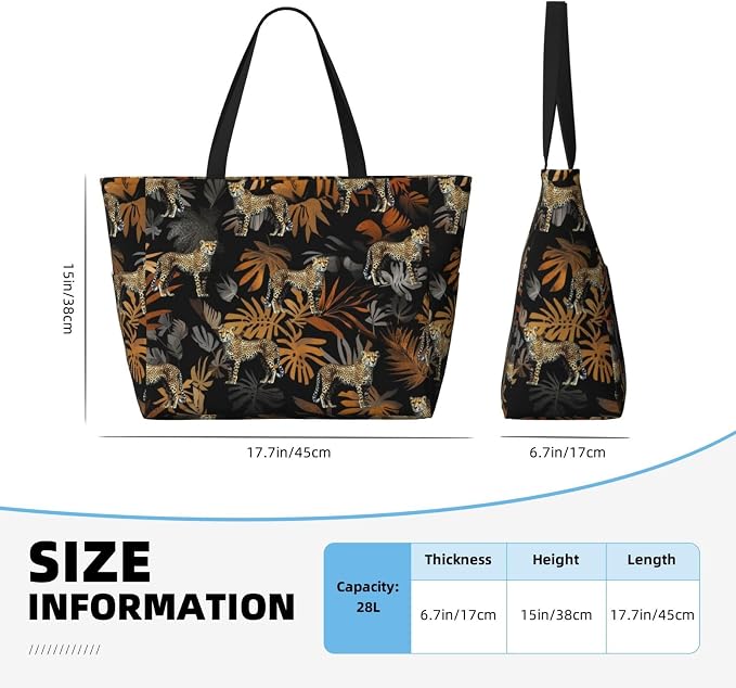 Beach Bag for Women Beach Tote Bag Waterproof Sandproof Large Bags - Image 4