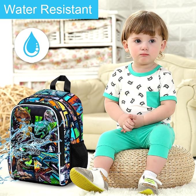 CCJPX Toddler Backpack for Boys Girls, Dinosaur Unicorn Cat Preschool Bookbag - Image 7