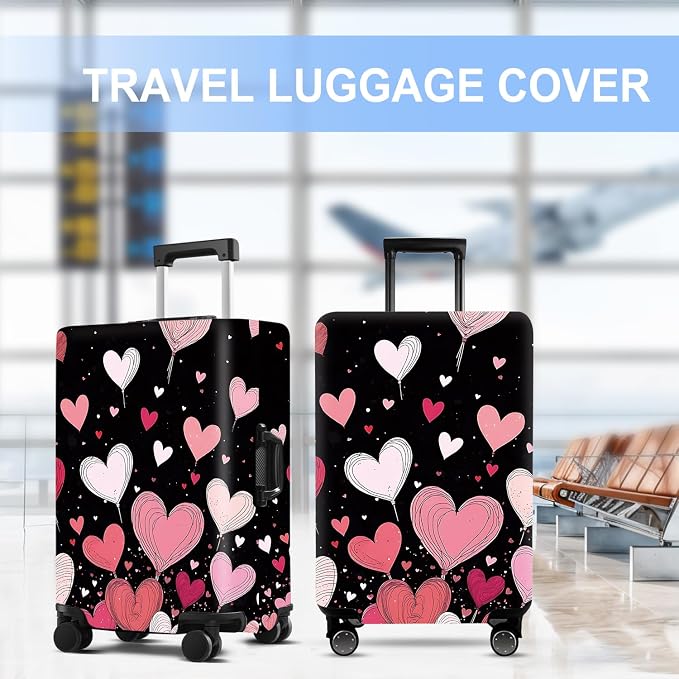 Luggage Cover Washable Suitcase Protector Anti-Scratch, Stretchable Fit - Image 6