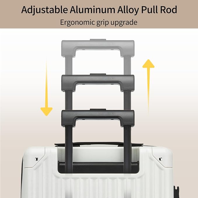 20 Inch Carry on Luggage, Airline Approved 22x14x9 Hard Shell Carry on Suitcase - Image 4
