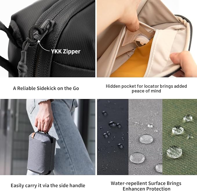 PGYTECH Travel Tech Organizer, Waterproof Tech Pouch, Electronics Accessories - Image 4