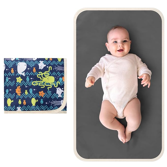 Accmor Portable Diaper Changing Pad, Waterproof Foldable Baby Changing Mat - Image 2