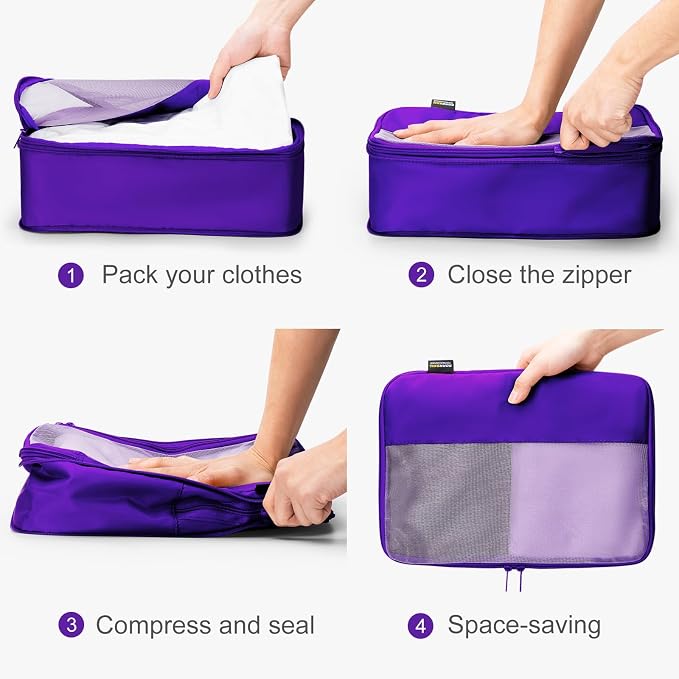 6 Set Compression Packing Cubes - Image 3