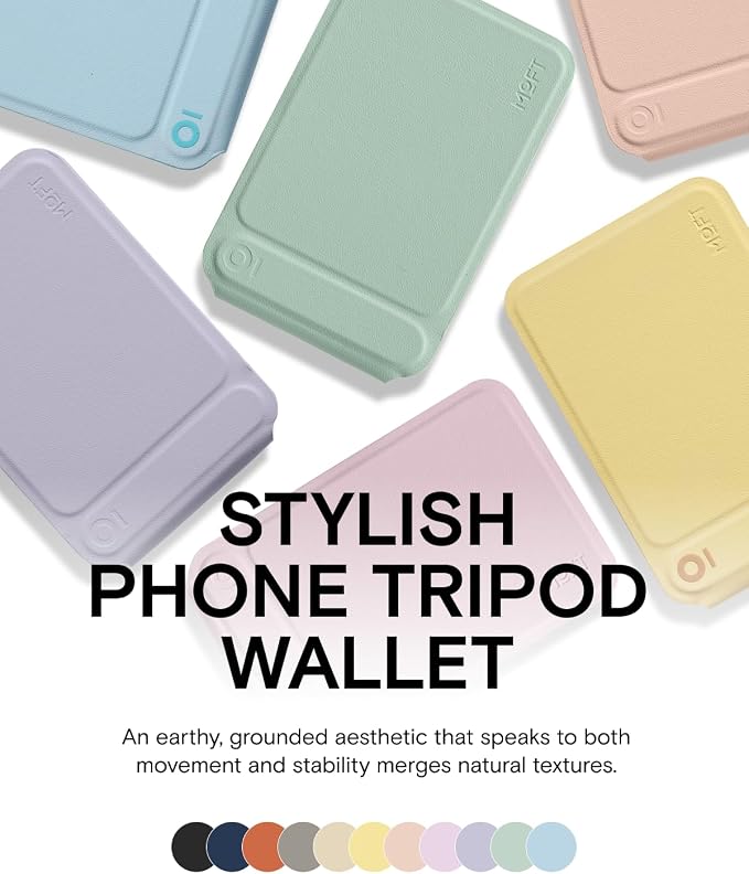 MOFT Phone Tripod Wallet for iPhone, Mulit-Angles, Lightweight Phone Stand - Image 7
