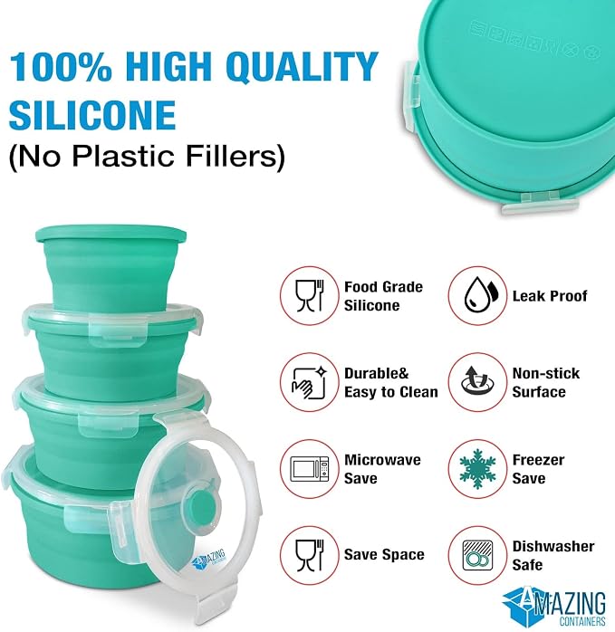 Collapsible Bowls for Camping, Rv storage and organization, Rv Kitchen - Image 2