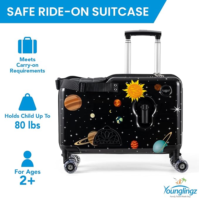 Younglingz LIL FLYER GO Version 2 Ride On Suitcase - Image 7