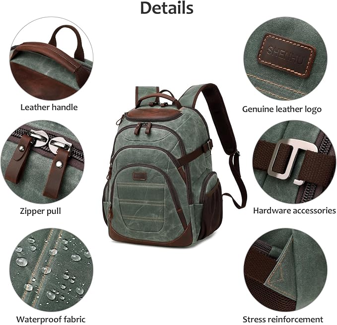 Travel Laptop Backpack 17.3 inch XL Computer Backpack - Image 5
