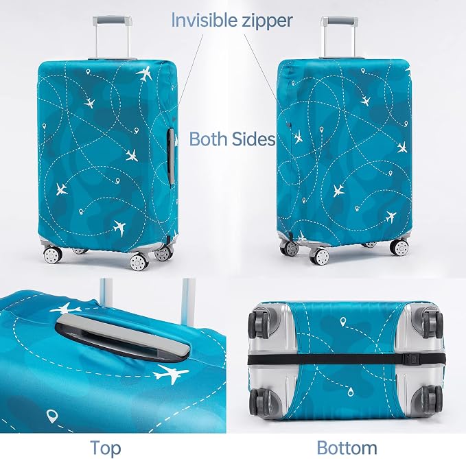 Travelkin Luggage Cover Washable Suitcase Cover Suitcase Protector Anti-scratch - Image 2