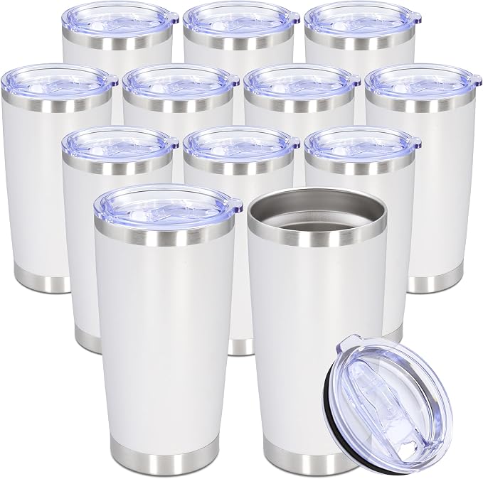 20oz Tumbler Bulk Stainless Steel Tumbler Cup by AUWBON
