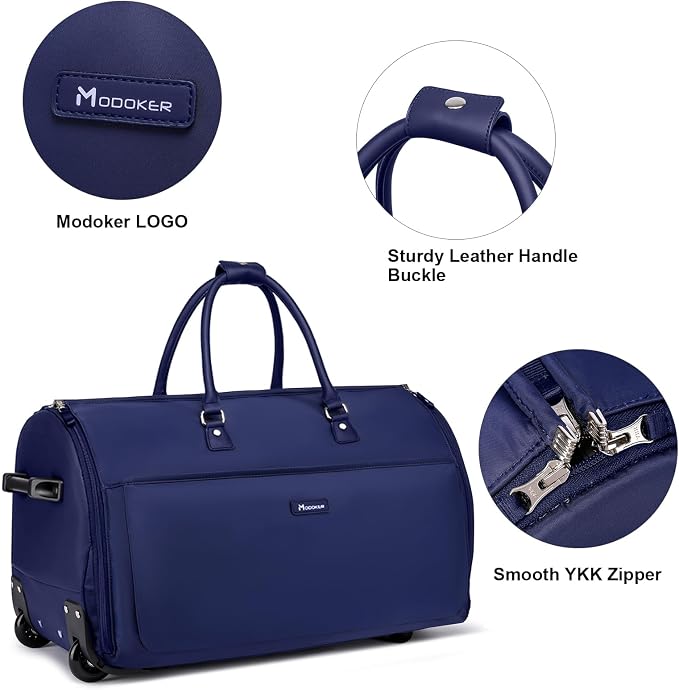 Modoker Rolling Garment Bags, Large Garment Duffle Bag - Image 7